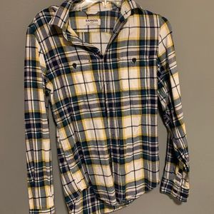 Plaid shirt, express. XS-P.